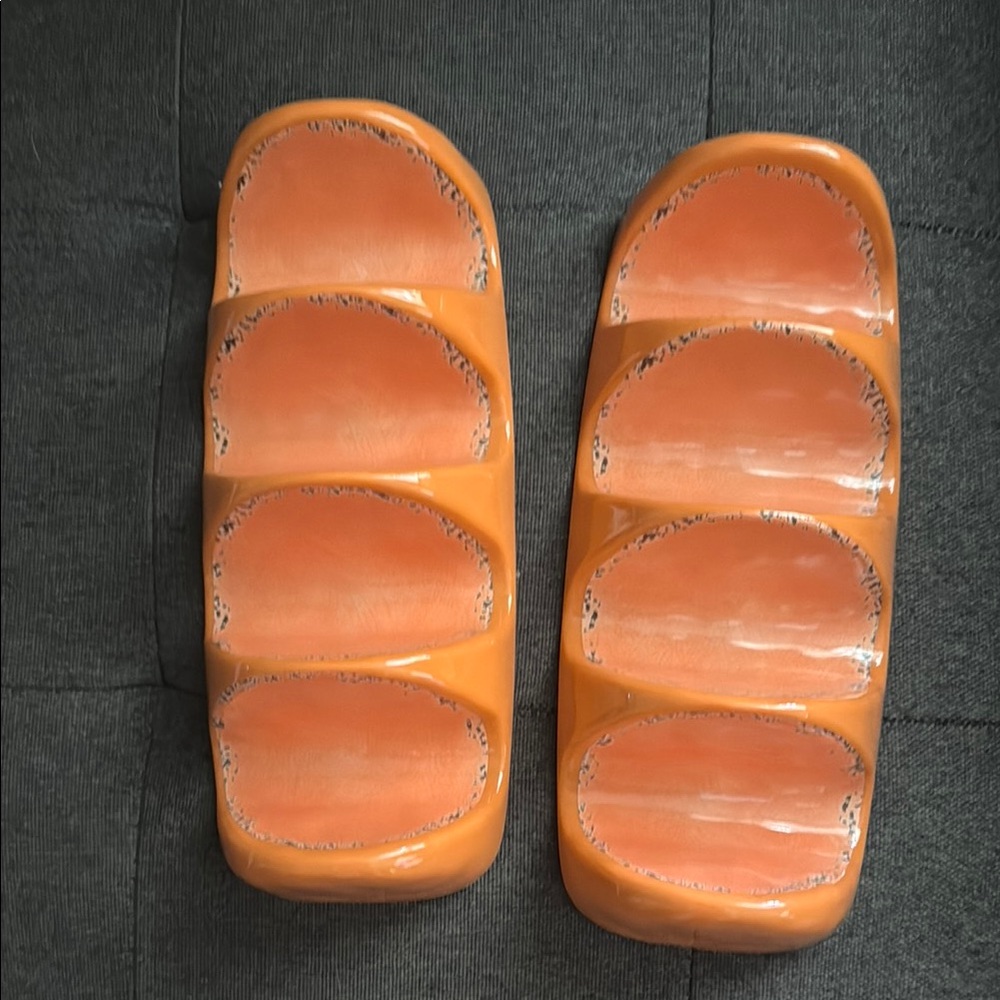 Brand New Tommy Bahama Vibrant Orange Taco Holders
